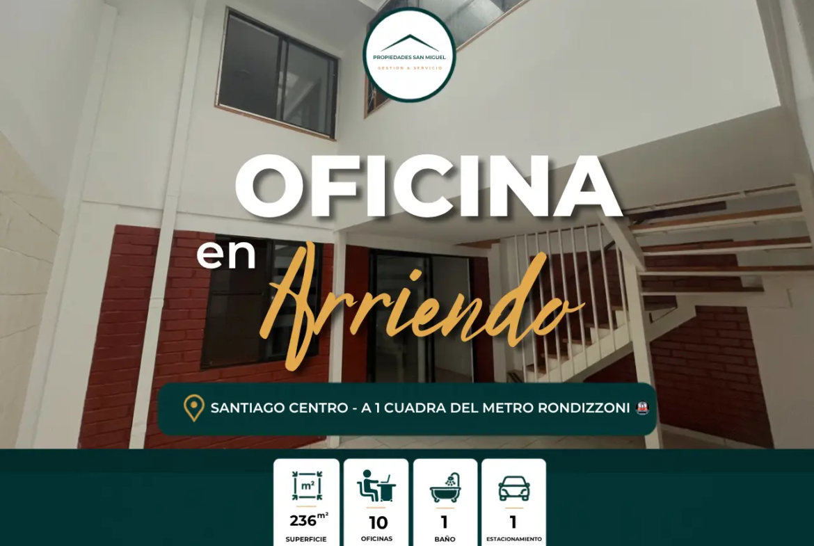 Moderna Oficina con Excelente Ubicación