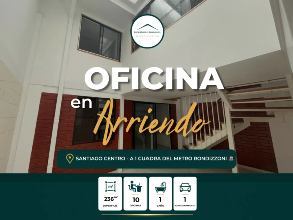 Moderna Oficina con Excelente Ubicación