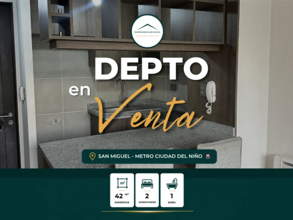 Se Vende Depto 2d, 1b, 4ta Av. San Miguel